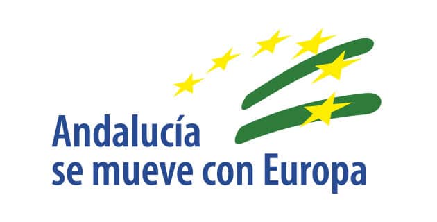 logo vector andalucia se mueve con europa - INFORMACION SOBRE SUBVENCION